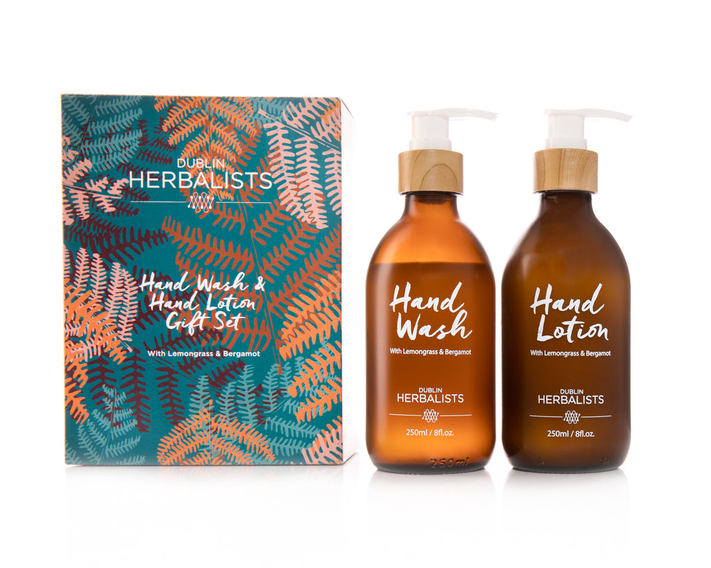 Hand Wash & Hand Lotion Gift Hand Wash & Hand Lotion Gift Set With Lemongrass & Bergamot