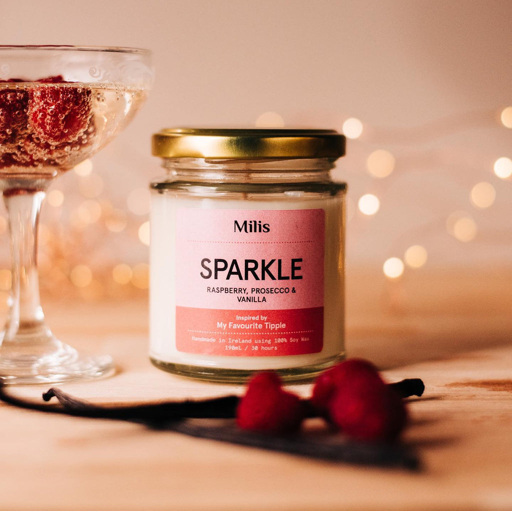 SPARKLE - SOY WAX SCENTED CANDLE by MILIS