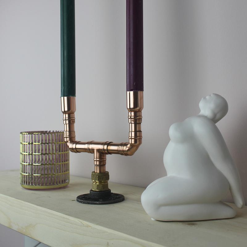 DUO CANDELABRA includes the candles