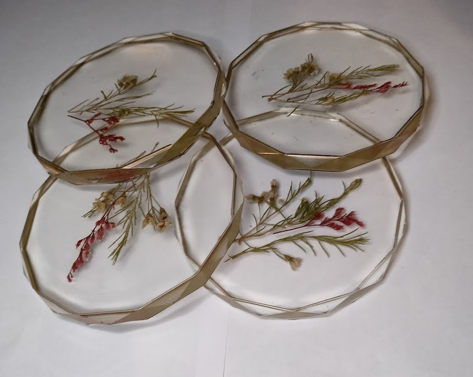 Floral Coasters Set of 4