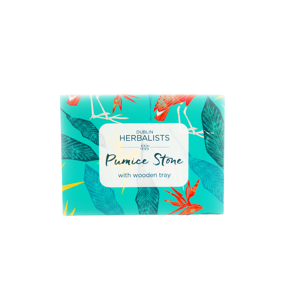 Pumice Stone for soft, smooth feet  With wooden tray