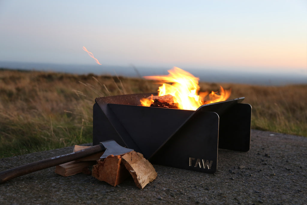 Raw Steel Firepit :