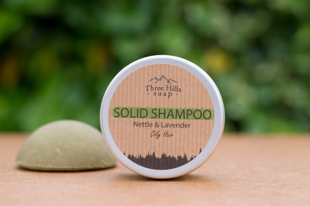 Solid Shampoo for Oily Hair – Nettle and Lavender