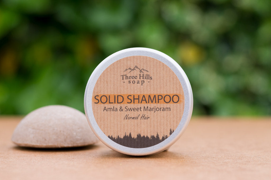 Solid Shampoo for Normal Hair – Amla and Sweet Marjoram