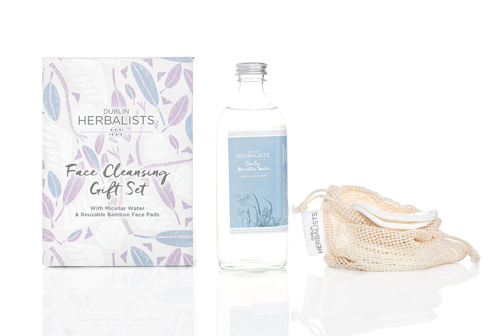 Face Cleansing Set:  Daily Micellar Water & Bamboo Face Pads
