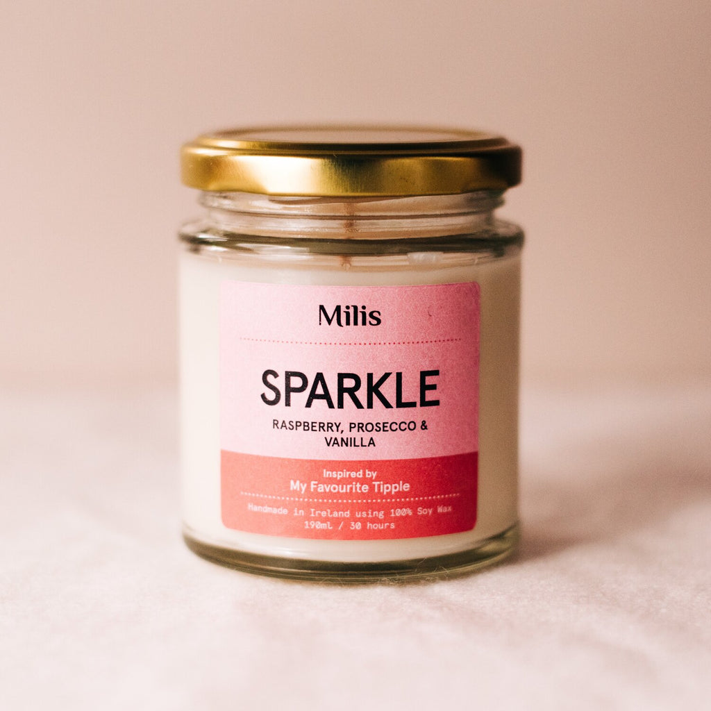 SPARKLE - SOY WAX SCENTED CANDLE by MILIS