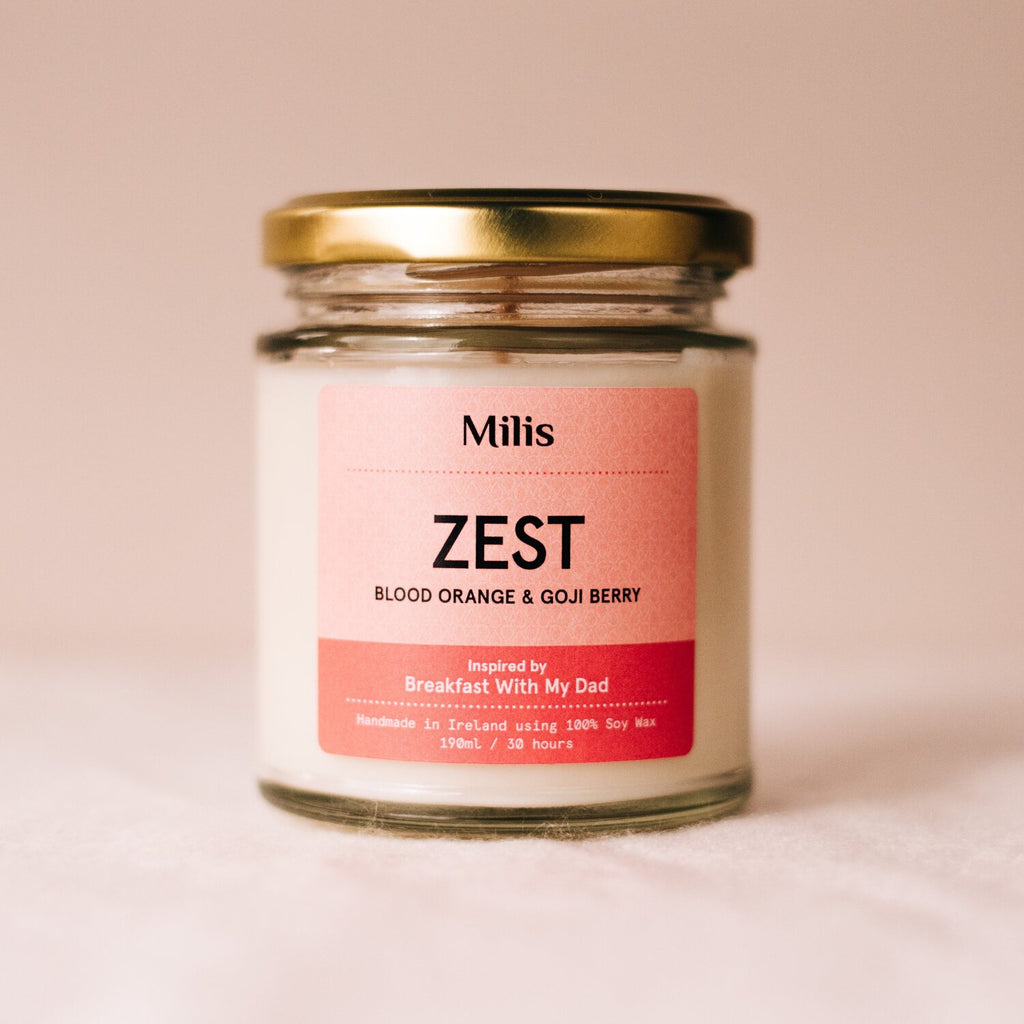 ZEST - SOY WAX SCENTED CANDLE by Milis